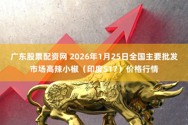 广东股票配资网 2026年1月25日全国主要批发市场高辣小椒（印度S17）价格行情