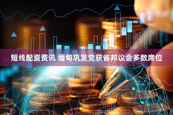短线配资资讯 缅甸巩发党获省邦议会多数席位