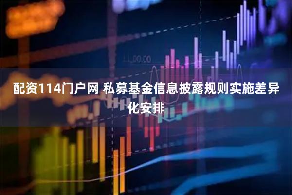 配资114门户网 私募基金信息披露规则实施差异化安排